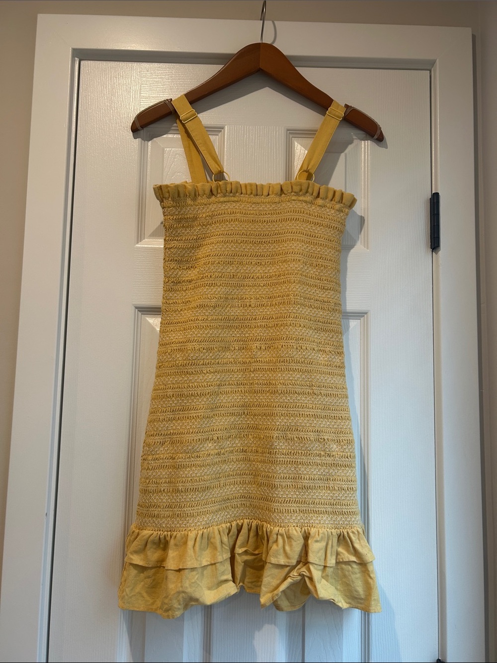 Yellow Ruffle Sundress - Picture 2 of 2